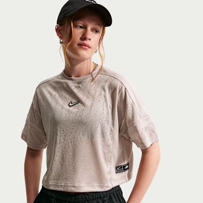 Nike Sportswear Genç Çocuk (Kız) Fileli Dans Üstü. Nike TR